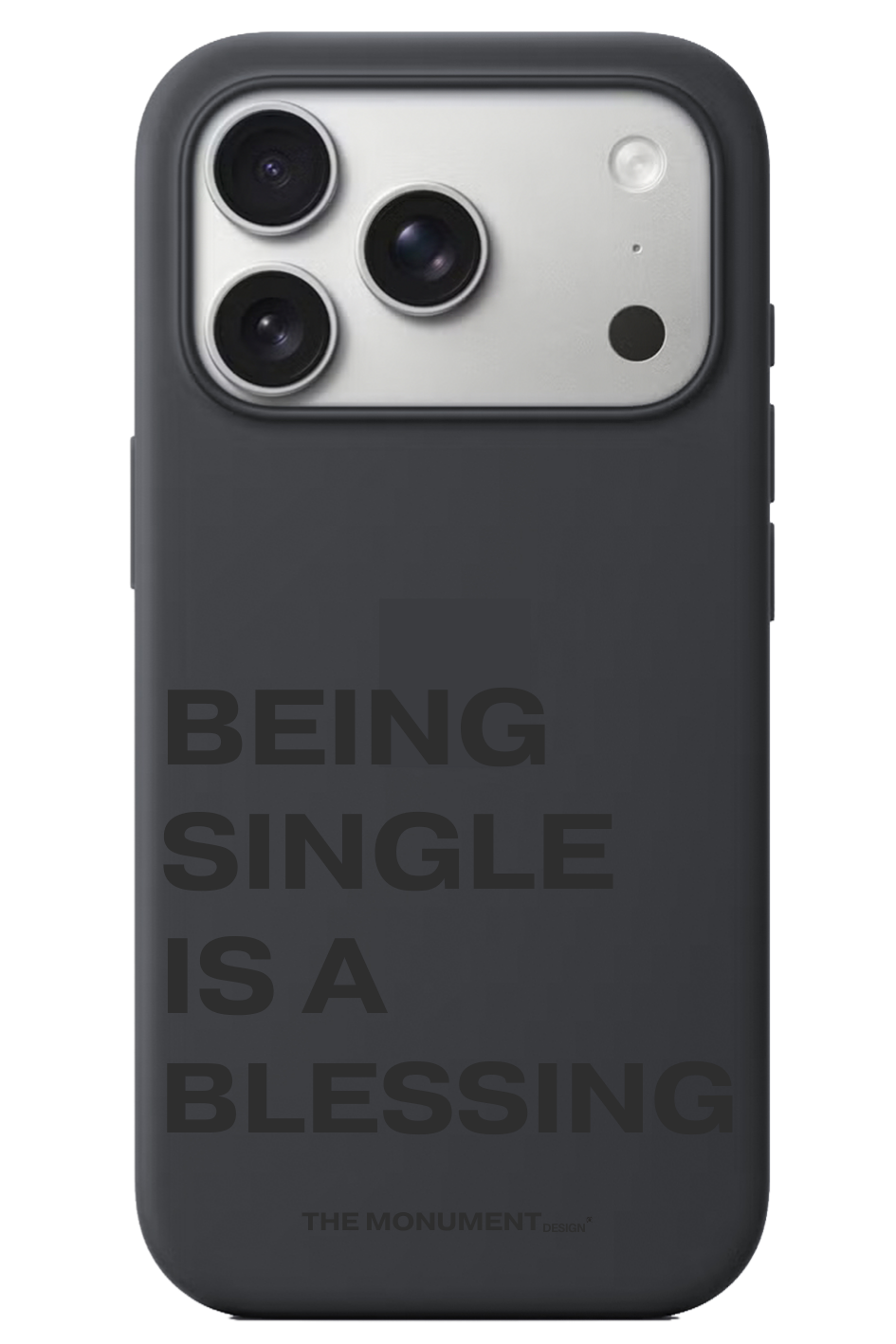 BEING SINGLE– Statement iPhone Case